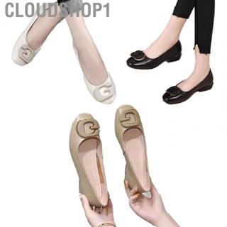 Cloudshop1 Women Flat Shoes  Casual Skid Proof Sole 2pcs Trendy for Outdoor