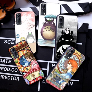 เคสโทรศัพท์มือถือแบบนิ่ม ลาย Spirited Away and Totoro C195 สําหรับ Vivo V5 Y67 V5s V5 Lite Y66 Y75 V7 Plus Y79 V9 Y85 Y89 V11 V15 Pro V19