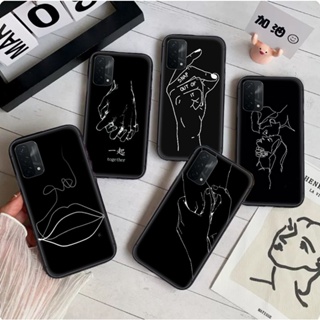 เคสโทรศัพท์มือถือแบบนิ่ม ลายเส้นศิลปะบนร่างกาย C35 สําหรับ OPPO A73 A91 F15 A92 A72 A52 A93 A94 4G F5 A73 F7 F9 A7X F11 A9 F11 Pro