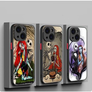 เคสโทรศัพท์มือถือนิ่ม ป้องกันเลนส์ ลาย The Nightmare Before Christmas สําหรับ iPhone SE SE2 SE3 7 8 Plus XR XS Max 11 Pro Max C251