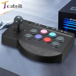 จอยสติ๊กควบคุมเกมคอนโซล PC สไตล์เรโทร สําหรับ PS3 PS4 Android Switch