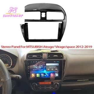 แผงแดชบอร์ดวิทยุสเตอริโอ 9 นิ้ว สําหรับ MITSUBISHI Attrage Miraage Space 2012-2019