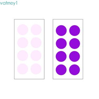 Vat1 สติกเกอร์ UV มีกาวในตัว เปลี่ยนสีได้ สําหรับติดตกแต่ง 8 ชิ้น