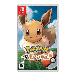 Pokemon Lets Go Eevee Switch แผ่นเกม Nintendo Joy-Con