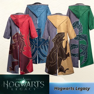 เสื้อคลุมคอสเพลย์ อนิเมะ Hogworth Legacy Robe of Gryffindor Slytherin Ravenclaw Hufflepuff สําหรับปาร์ตี้ฮาโลวีน