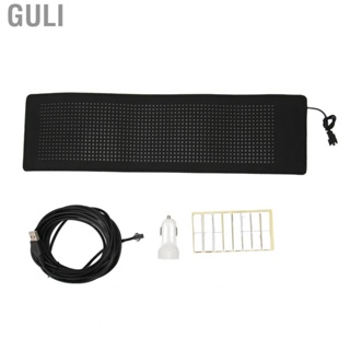 Guli Matrix Panel  16x64 Dots Flexible Car Screen Multi Display Modes Custom Text Pattern  5.0 Full Color for Bar