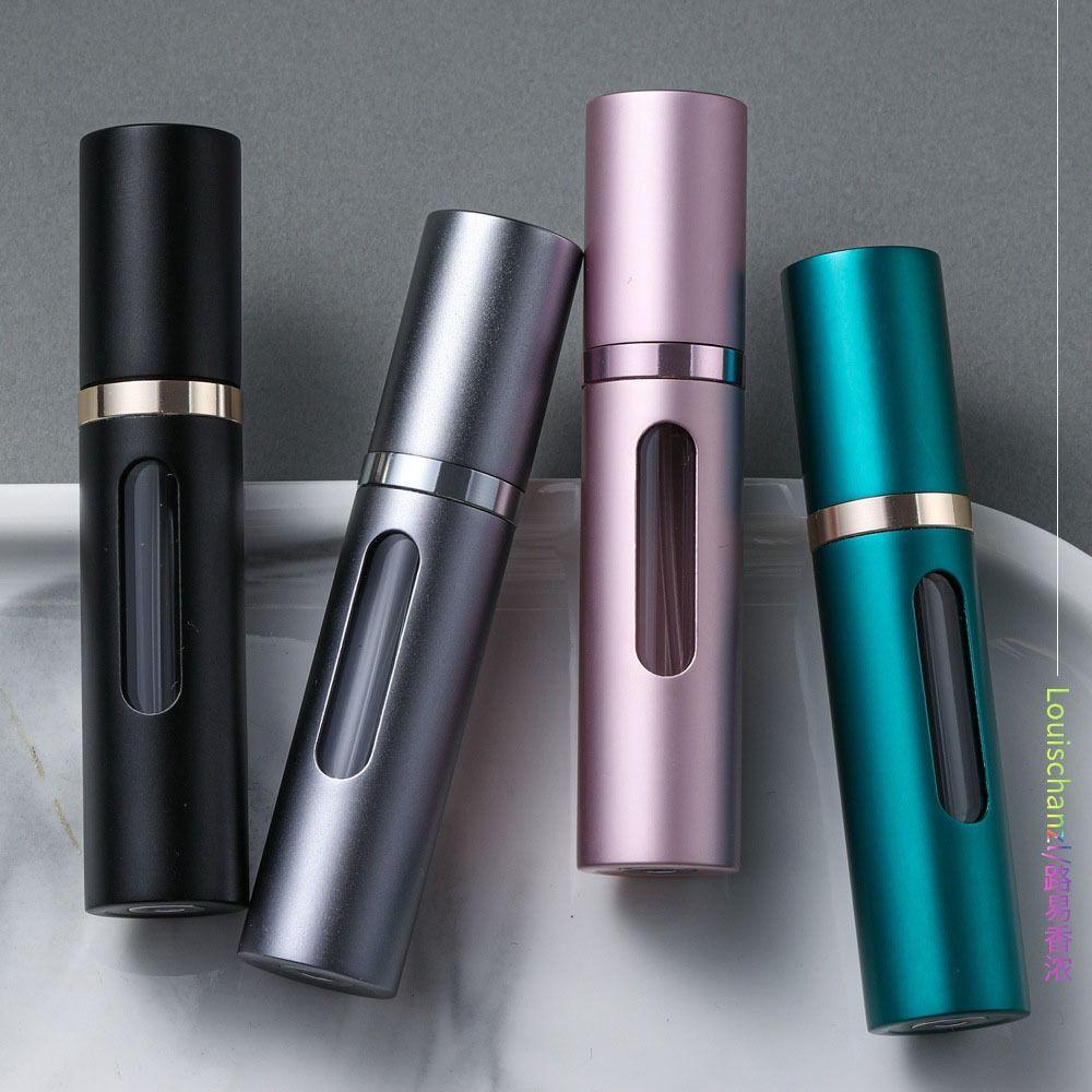 Becsd 5/8ml ขวดน้ําหอม, มินิพร้อมภาชนะเครื่องสําอางสเปรย์, แก้วรีฟิลแบบพกพาปั๊มกลิ่น Travel
