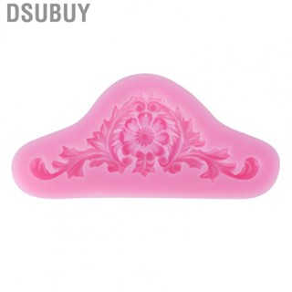 Dsubuy Embossed Flower Pattern Mold DIY Silicone Chocolate Fondant For Kitchen Hot