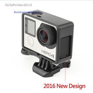 Buildvictories11 เคสเมาท์ขาตั้งกล้อง แบบมาตรฐาน สีดํา สําหรับ GoPro Hero 3 Hero 3+ Hero 4