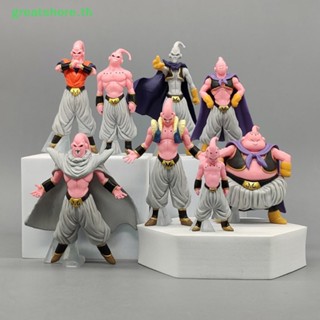 Greatshore ฟิกเกอร์ Dragon Ball ZERO Majin Buu Figurine DBZ Super Saiyan ของเล่น ของขวัญ สําหรับเด็ก 8 ชิ้น