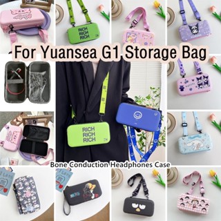 【พร้อมส่ง】กระเป๋าเก็บหูฟัง ลายการ์ตูน แบบพกพา สําหรับ Yuansea G1 Yuansea G1