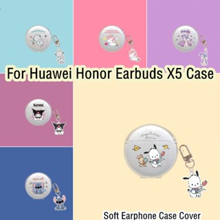 【imamura】เคสหูฟัง แบบนิ่ม ลายการ์ตูน Kulomi สําหรับ Huawei Honor Earbuds X5 X5