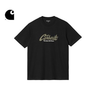 Carhartt WIP เสื้อยืดแขนสั้นลําลอง พิมพ์ลายโลโก้โมโนแกรม ระบายอากาศ เหมาะกับฤดูใบไม้ผลิ ฤดูร้อน สําหรับผู้ชาย