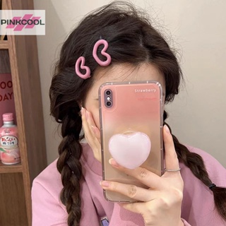 Pinkcool กิ๊บติดผมแฟชั่น Y2K หวานแหวว สไตล์หัวใจ กิ๊บติดผมด้านข้าง ปิ่นปักผม ผู้หญิง เด็ก เครื่องประดับผม ขายดี