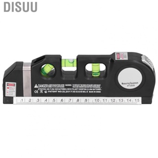 Disuu Level Measuring Ruler  Light Tape High Accuracy Three‑level Air Bubbles for Home Renovation