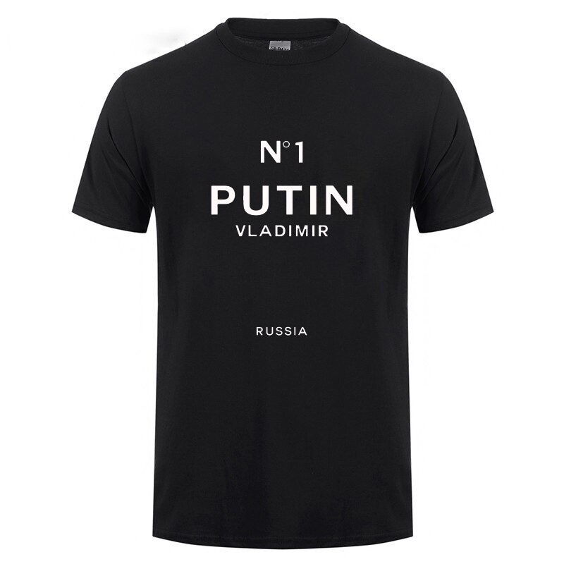 แฟชั่น เสื้อยืดคอกลม ผ้าฝ้าย พิมพ์ลาย N1 Vladimir Putin Russia President สําหรับผู้ชาย และผู้ใหญ่