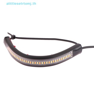 Alittlese แถบไฟเลี้ยว LED 12V สําหรับรถจักรยานยนต์ 1 ชิ้น