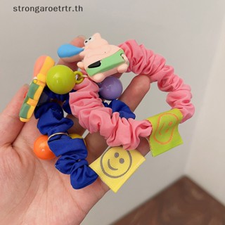 Strongaroetrtr สร้อยข้อมือเชือกรัดผม แบบแม่เหล็ก ลายการ์ตูน Kwaii อเนกประสงค์ สําหรับคู่รัก แฟนสาว