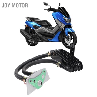  JOY Motor ตัวทำความเย็นน้ำมันสำหรับรถจักรยานยนต์ ตัวระบายความร้อนเครื่องยนต์โลหะ ระบายความร้อนอย่างรวดเร็วสำหรับรถจักรยานยนต์คานโค้ง