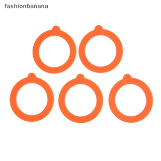 [fashionbanana] ใหม่ ปะเก็นซิลิโคน กันรั่วซึม แบบเปลี่ยน สําหรับเก็บอาหาร 5 ชิ้น