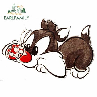 Earlfamily สติกเกอร์ไวนิล ลาย Looney Tunes Babies Baby Sylvester ขนาด 13 ซม. x 8.7 ซม. สําหรับติดตกแต่งรถยนต์ VAN RV