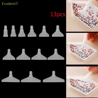 [ErudentT] หัวปากกา 5D แบบเปลี่ยน สําหรับปักครอสติชคริสตัล 13 ชิ้น [ใหม่]