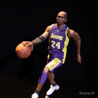 [Spot quick delivery] Basketball Star 16 Kobe Bryant wax statue double-headed carved Super movable ornaments boxed hand-held