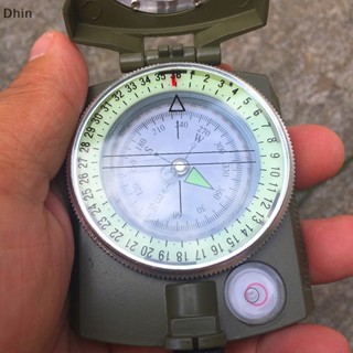 [Dhin] high precision American compass multifunctional Military Green Compass North compass outdoor car compass survival gear COD