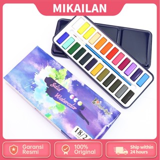 Angel Mark ชุดสีน้ําโลหะ แบบพกพา 36 สี สําหรับวาดภาพระบายสี ศิลปิน