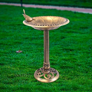 [Dolity2] Pedestal Birdbaths Decoration Patio Bird Feeder for Outdoor Backyard Patio