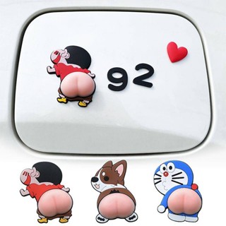 3D 3D Xiaoxin Automotive Fuel Tank Cap Stickers Come on Post-It Note Cute Bumper Stickers No. 92 No. 95 Gasoline Stickers Cute stickers Car fuel tank cap decoration