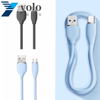 Yolo สายชาร์จซิลิโคนเหลว 100W USB Type C ชาร์จเร็ว สําหรับถ่ายโอนข้อมูล