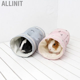 Allinit Hamster Tunnel Bed Warm Soft Hideout Small Pet Tube Nest for Guinea Pig Lizard Spring Autumn