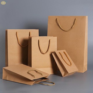 【VARSTR】Tote Bag Gift Home Paper Bags Recyclable Shopping Wedding Carrier Bags