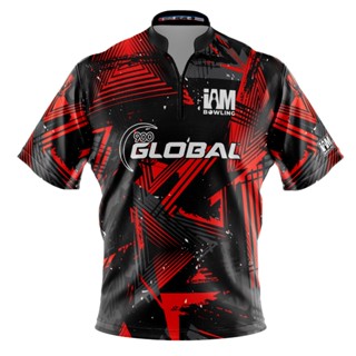 เสื้อโปโล แขนสั้น ลายทีมโบว์ลิ่ง DS 900 Global 2015-9G 3D