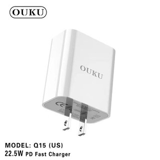 OUKU Q15 หัวชาร์จ Type-c 22.5w PD Fast Charger