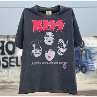 Kiss Band 9697 Tour Limited เสื้อแขนสั้น ทรงหลวม ทนทาน แฟชั่น