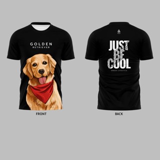 เสื้อวิ่งพิมพ์ลายน้องหมา GOLDEN RETRIEVER