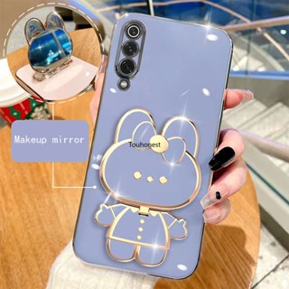 เคส Xiaomi Mi 10 เคส Xiaomi Mi 10S เคส Xiaomi 12 Lite Casing Xiaomi 12 Pro Case Xiaomi 12S 12X Case Xiaomi 12T Pro Case Xiaomi Poco X3 Pro Poco X3 NFC Case Cute Bunny Bracket Cartoon Stand Vanity Mirror Rabbit Holder Phone Cover Case KT โทรศัพท์มือถือ