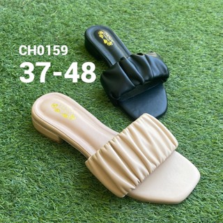 รองเท้าแตะสวม แบบย่น แฟชั่นใหม่ล่าสุด PUCKER SANDAL BY CHOWY CH0159