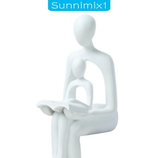 [Sunnimix1] รูปปั้นครอบครัวแอปสแตรกท์ แอปสแตรกท์ สําหรับตกแต่งบ้าน โต๊ะ ห้องนั่งเล่น