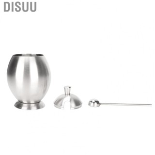 Disuu Egg Shaped Condiment Container Stainless Steel With  Oval US