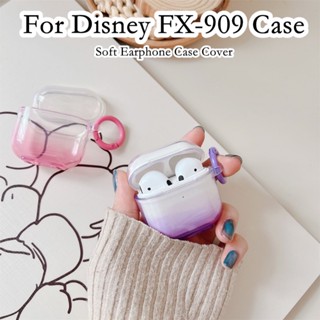 【คุณภาพสูง】เคสหูฟัง แบบนิ่ม ไล่โทนสี สําหรับ Disney FX-909 FX-909