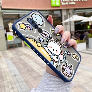 เคสโทรศัพท์มือถือแบบแข็ง ใส กันกระแทก ลายการ์ตูนอวกาศ มีลายด้านข้าง สําหรับ Xiaomi Redmi Note 8 Note8 Pro Note 8T