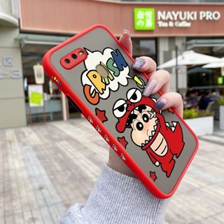 เคสโทรศัพท์มือถือ ซิลิโคน ใส กันกระแทก ลายการ์ตูนชินจัง สําหรับ OPPO A12 A12s A5s A7 A11K