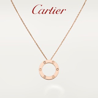 [พร้อมกล่องบรรจุภัณฑ์] พร้อมส่ง Cartier Cartier LOVE Series สร้อยคอเพชร สีโรสโกลด์ สีขาว สีทอง