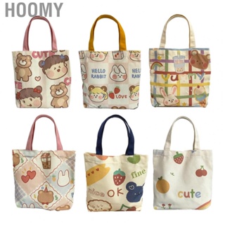 Hoomy Shopping Cloth Bag  Women Canvas Cute Large  Breathable for Female Daily