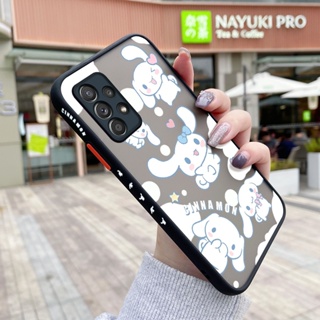 เคสโทรศัพท์มือถือแบบแข็ง ใส กันกระแทก ลายการ์ตูนสุนัข สําหรับ Samsung galaxy A52s 5G A52 4G A52 5G