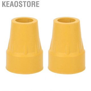 Keaostore Crutch Tips 2 Pcs Inner Diameter  Slip Shock Absorbing