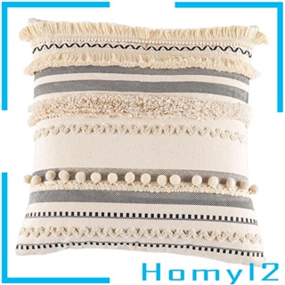 [HOMYL2] ปลอกหมอน ผ้าทอมือ สไตล์โบโฮ สําหรับตกแต่งโซฟา ห้องนั่งเล่น ห้องนอน ฟาร์มเฮาส์